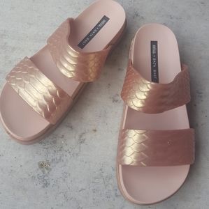 Melissa Cosmic Python + Baja East Slide Sandal